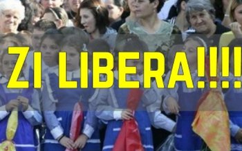 O noua zi LIBERA pentru …