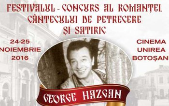 „George Hazgan” Festival-concurs al romanţei, …