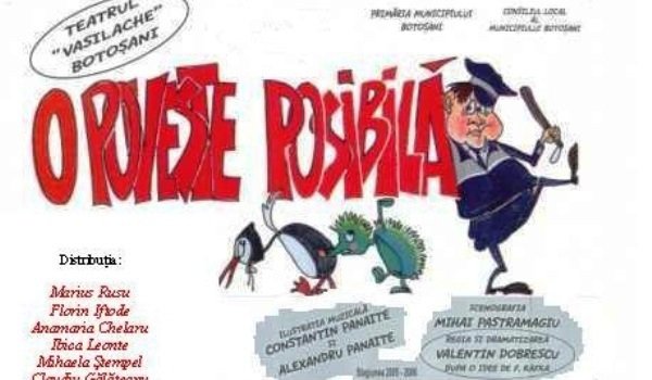 O poveste posibilă la Teatrul pentru Copii şi Tineret „Vasilache”