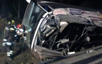 ACCIDENT! Autocar plin cu români, …