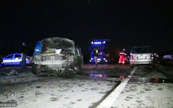 GRAV: Accident cu 10 persoane …