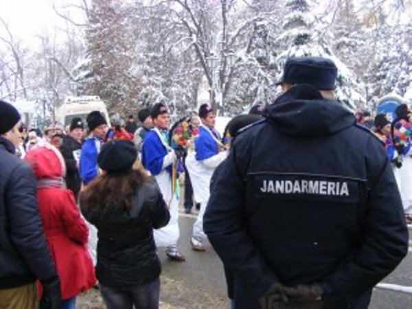 Jandarmii la datorie în perioada Crăciunului