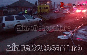 Accident violent la Flămânzi! Un …