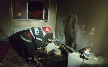 Panică și groază într-un bloc …