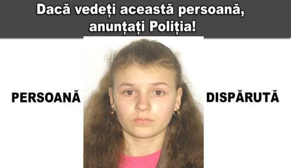 Minoră disparută de acasă. Ajută poliția s-o găsească!