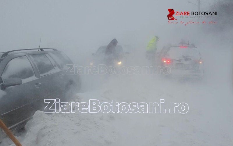 Zăpada pune săpânire și pe județul Botoșani. Vezi drumurile închise temporar! - FOTO