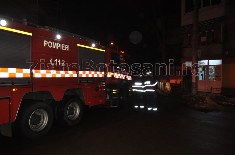 O oală uitată pe foc a pus pe jar un bloc întreg din Dorohoi - FOTO