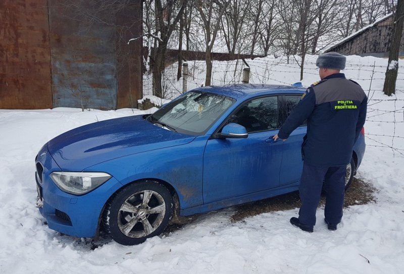 Autoturism de lux furat din Norvegia, descoperit în Botoşani - FOTO