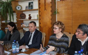 Delegație ucraineană, în vizită la …