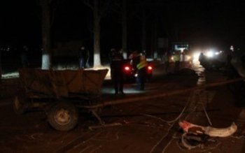 Impact violent între două mașini …