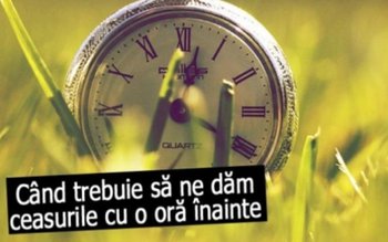 Când trecem la ora de …