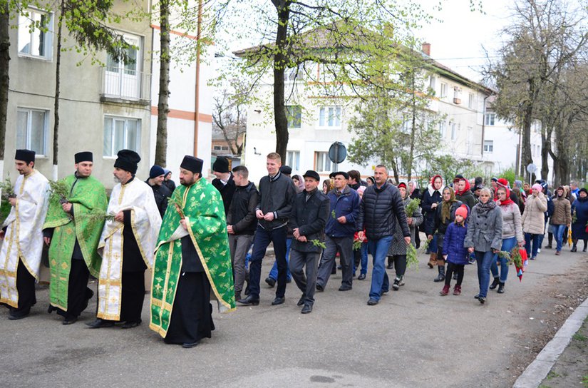 Pelerinaj de Florii în orașul Bucecea - FOTO