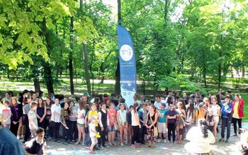 Desene pe asfalt cu Europe …