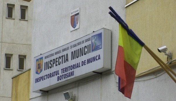 19 patroni sancționați în urma controalelor efectuate de inspectorii ITM Botoșani