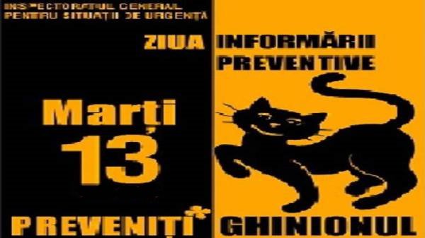 Marţi, 13 – Zi fără ghinion, alături de pompieri!