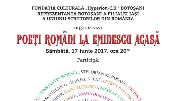 Poeţi Români la Eminescu acasă