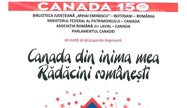 „Canada din inima mea. Rădăcini româneşti”