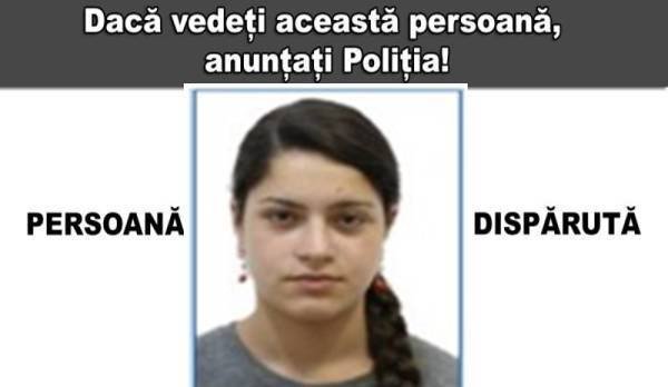 Adolescentă de 13 ani dispărută de acasă, căutată de poliţiştii botoşăneni!