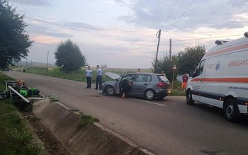 Motociclist în stare gravă după …