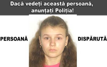 Minoră dispărută de la domiciliul …
