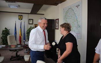 Delegație a Consiliului Raional Noua …