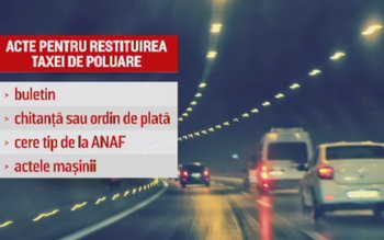 Taxa auto: Ordonanța de restituire …