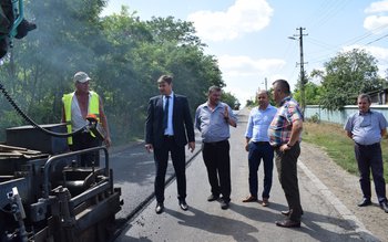 Lucrări de asfaltare inspectate de …