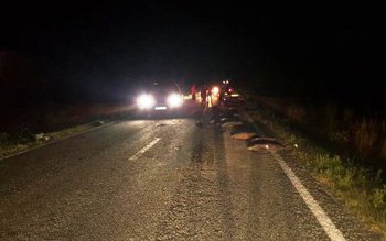 Accident ciudat pe o șosea …