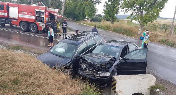 ACCIDENT GRAV cu șapte persoane rănite în intersecția morții de la Orășeni Deal