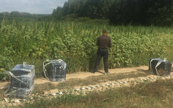 Contrabandişti cu ţigările în spate, …
