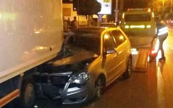 Carambol pe Calea Naţională. A …