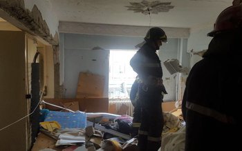 Imagini de groază după explozia …