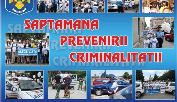 Poliţiştii botoşăneni desfăşoară Săptămâna Prevenirii Criminalităţii