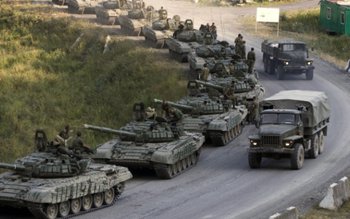 Vin americanii! Tancuri şi maşini …