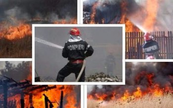 Cinci incendii în ziua de …