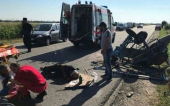 Un căruțaș și soția lui …