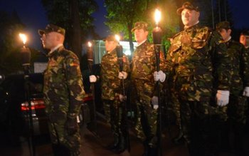 Defilare cu torţe, la Botoșani, …