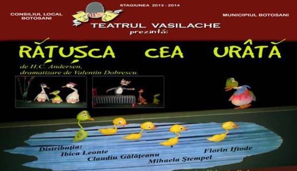Teatrul pentru Copii şi Tineret „Vasilache” vă invită la spectacol.