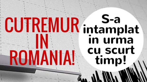 Ne-am zguduit serios! Cutremur de 4,1 grade, în România, în urmă cu puţin timp