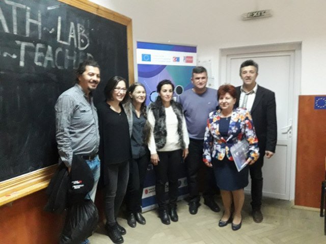 Laboratorul de matematică al Liceului Tehnologic „Elie Radu” Botoșani inaugurat în prezența unei delegații de profesori din Turcia - FOTO