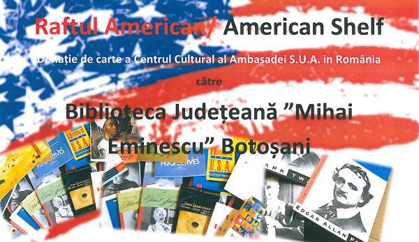 Carte americană la Biblioteca Judeţeană