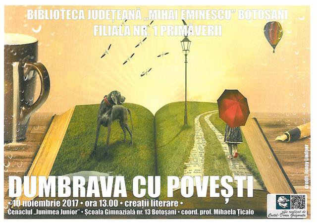 Cărțile preferate prezentate de elevii botoșăneni în cadrul a două acțiuni organizate de Biblioteca Județeană