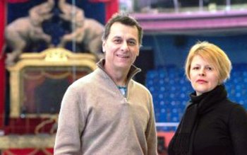 Sanda Ladoși și soțul ei, …