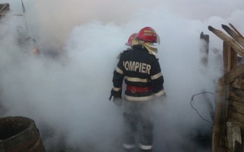 Bărbat intoxicat cu fum după …