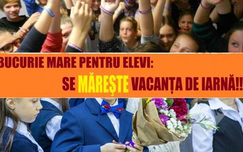 Când începe şcoala în ianuarie …