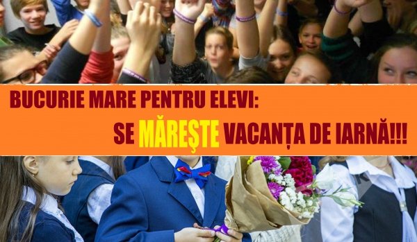 Când începe şcoala în ianuarie 2018. Anunţul făcut de Ministerul Educaţiei!