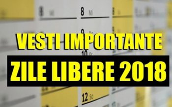 Calendarul sărbătorilor legale. Câte zile …