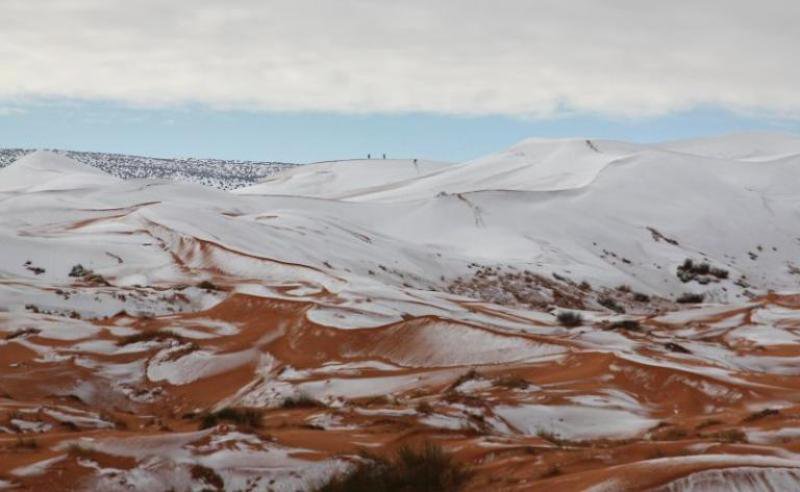 Anul 2018 a început cu un haos total – A nins în Sahara!