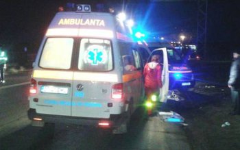 Pieton beat criță, căzut pe …