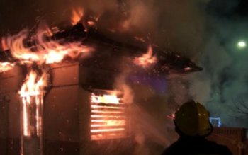 Incendiu! Un canton al gării …